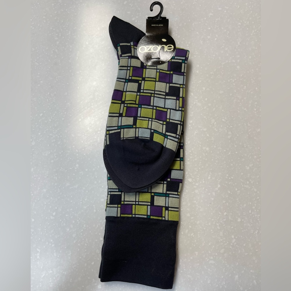 Ozone dress socks - cubist